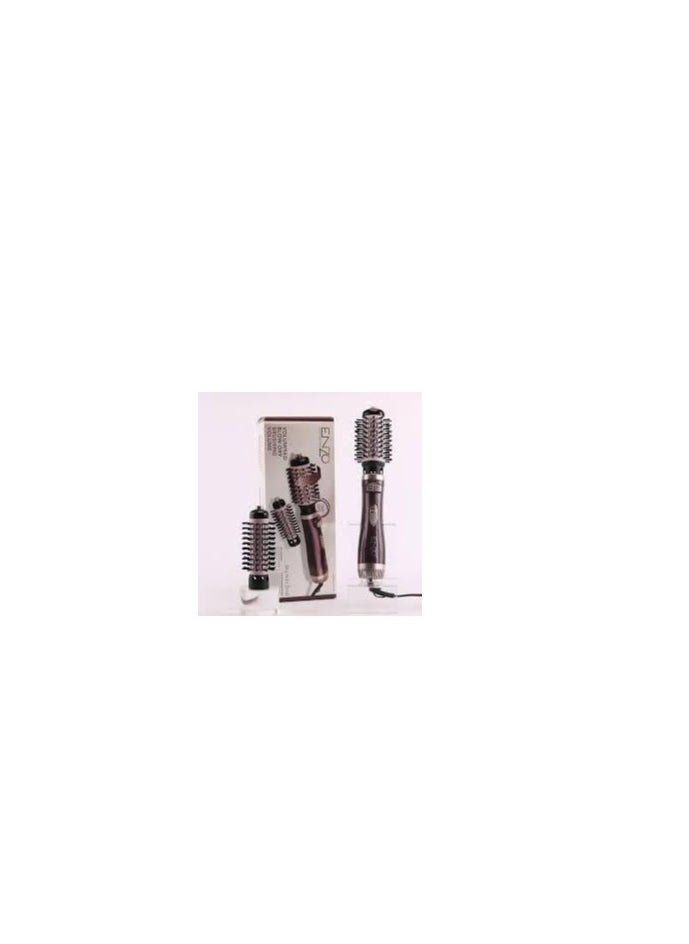 ENZO - 2-in-1 Hair Dryer, Hot Air Styling Brush, Interchangeable Heads, Ionic Waving Comb, 1000 Watts, Multi-Color - Image 1