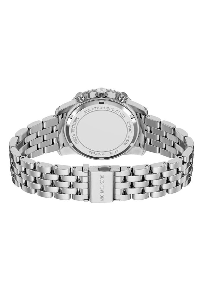 مايكل كورس Women Michael Kors Bryant Women's 35MM Silver-Tone Stainless Steel Watch with Green Dial - Image 5