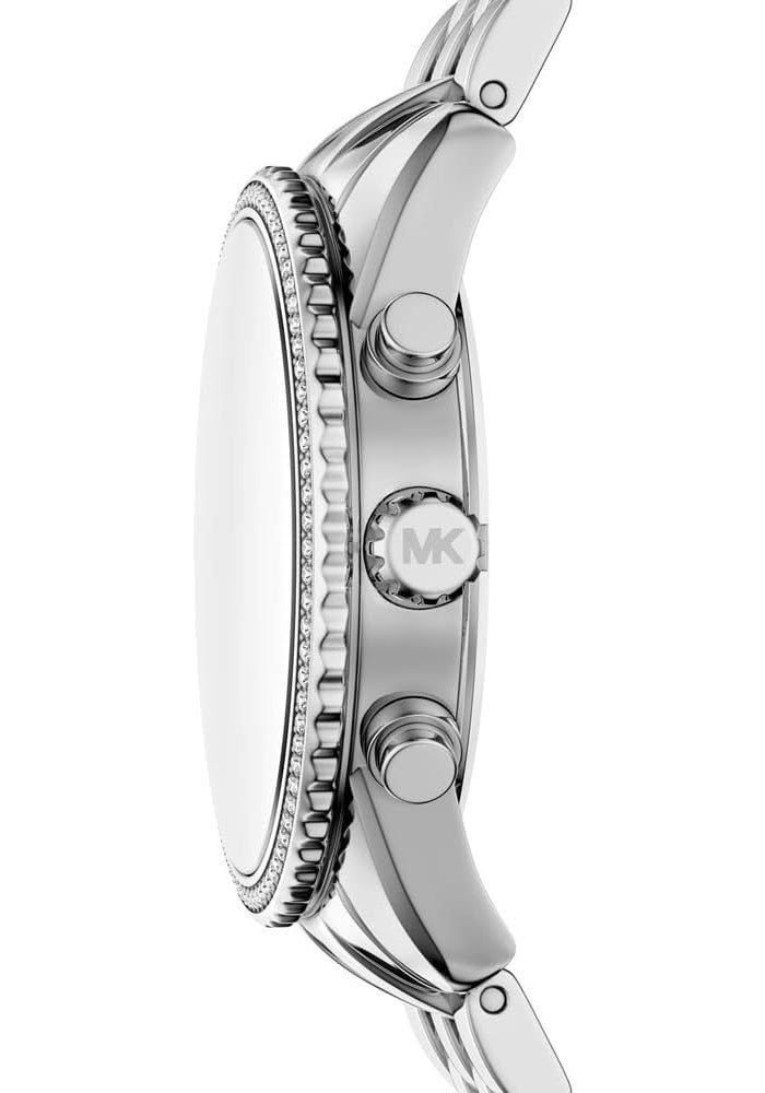 مايكل كورس Women Michael Kors Bryant Women's 35MM Silver-Tone Stainless Steel Watch with Green Dial - Image 4
