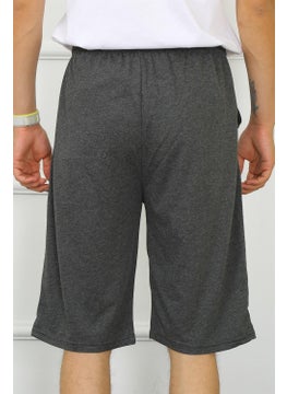 Akbeniz Men's Cotton Anthracite Capri 27480  - Image 3