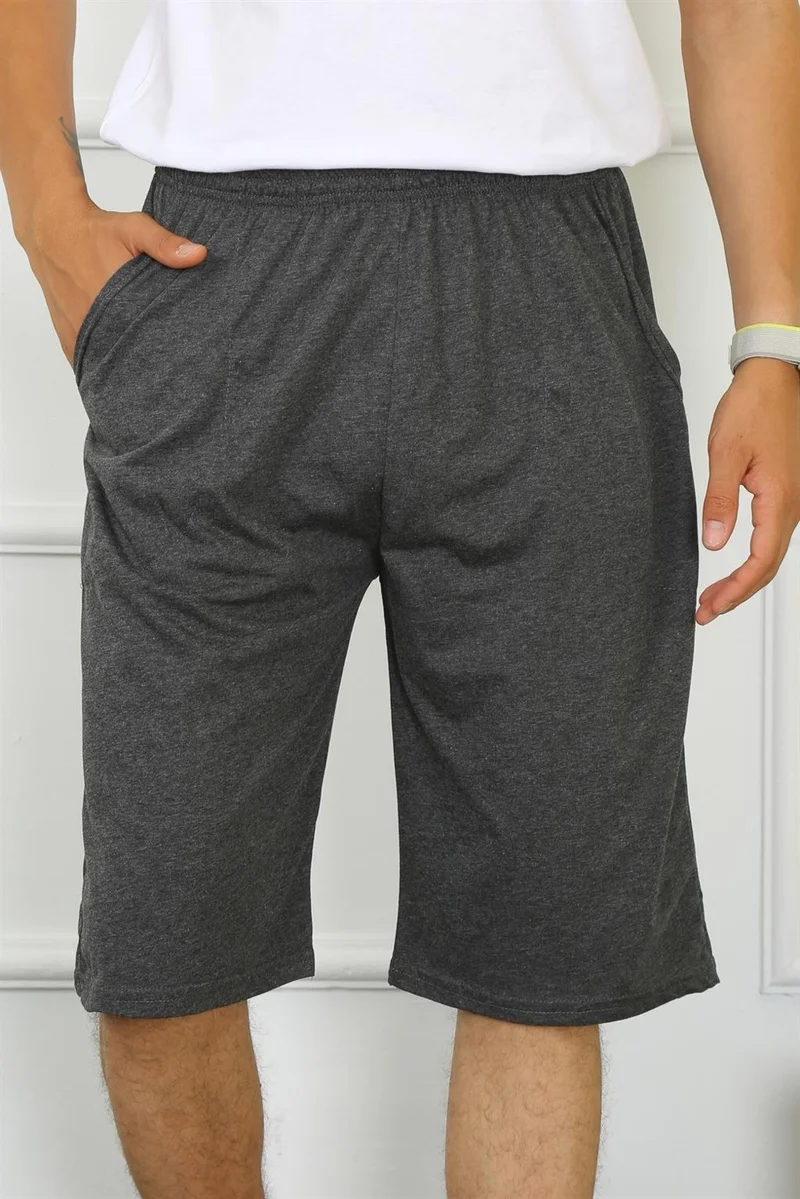 اكبينيز Men's Cotton Anthracite Capri 27480