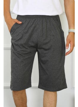 Akbeniz Men's Cotton Anthracite Capri 27480  - Image 4