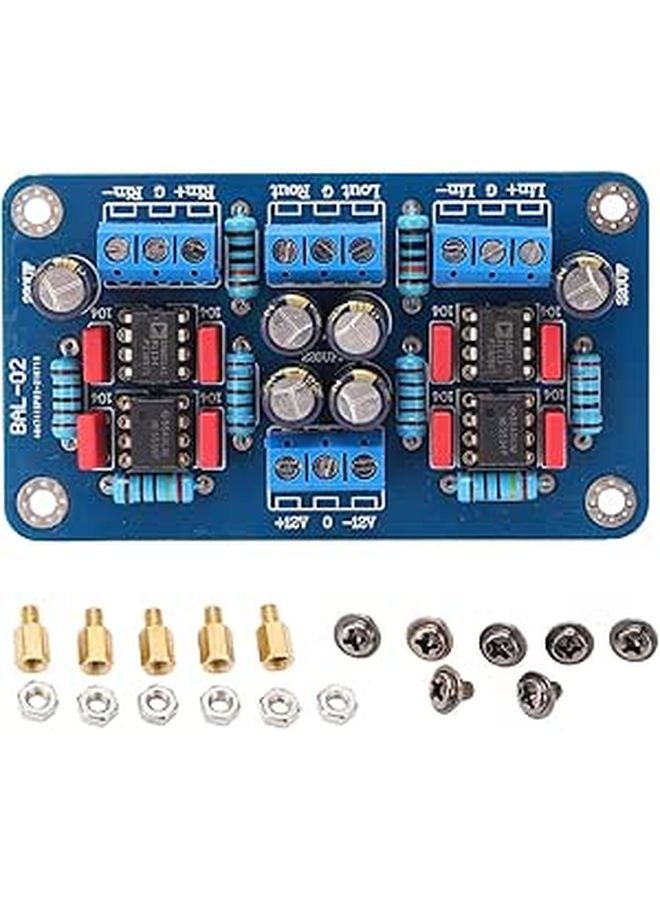 Single Ended Output Preamplifier Board 86x49mm DC 12 15V Low Distortion High Gain for Amplifier Retrofit Home Stereo - Image 1