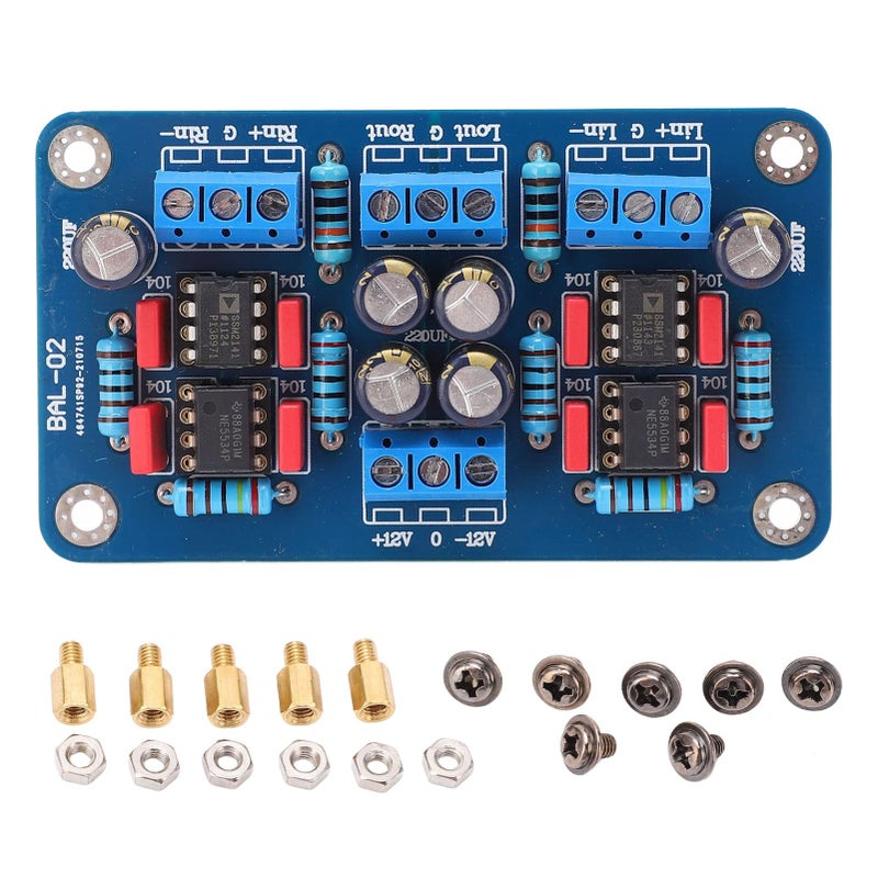 Single Ended Output Preamplifier Board 86x49mm DC 12 15V Low Distortion High Gain for Amplifier Retrofit Home Stereo - Image 2