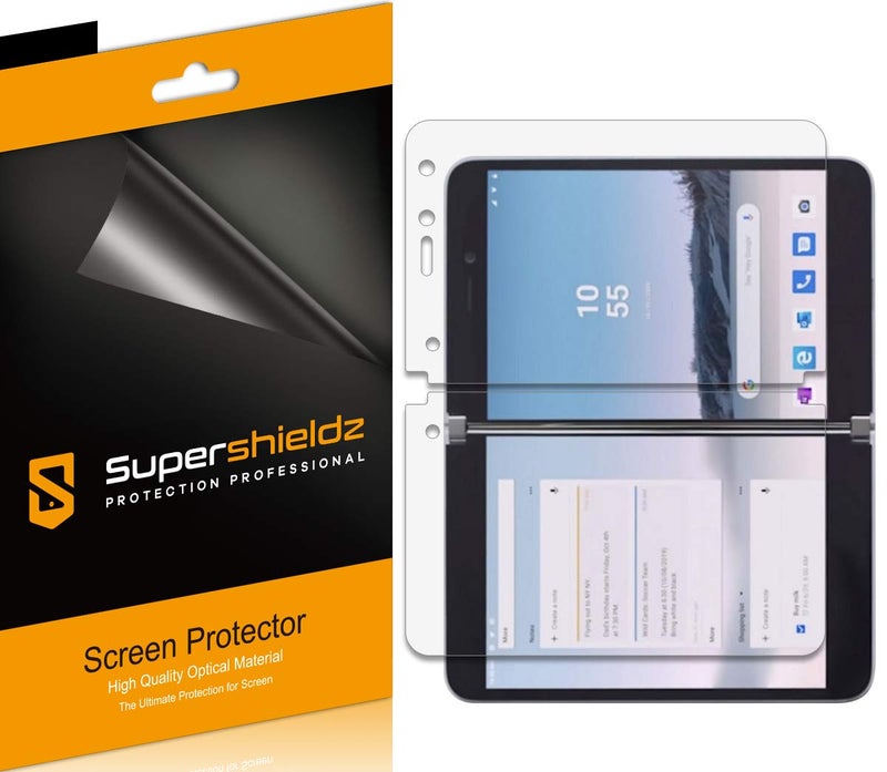 Supershieldz (3 Pack) Designed for Microsoft Surface Duo Screen Protector, (3 Left Screen and 3 Right Screen) Anti Glare and Anti Fingerprint (Matte) Shield - Image 1
