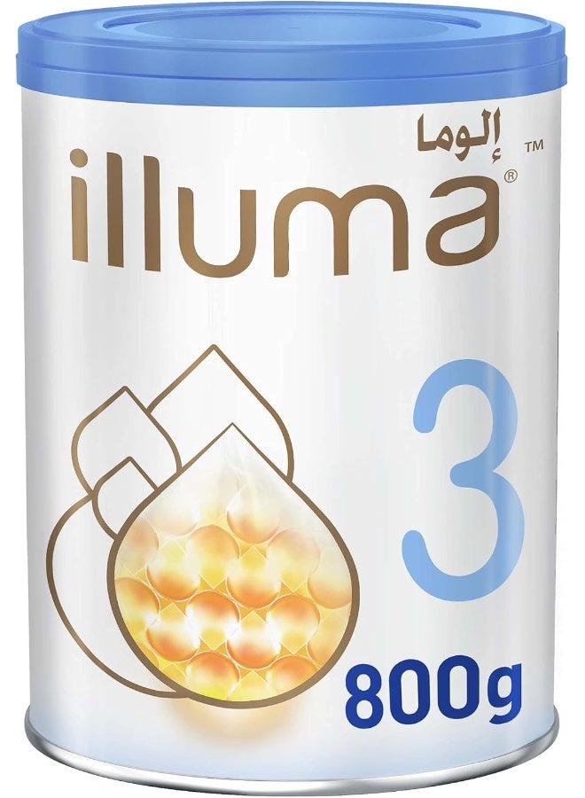 Illuma Illuma Wyeth Nutrition Illuma Stage 3, 1-3 Years, 800G, White - Image 1