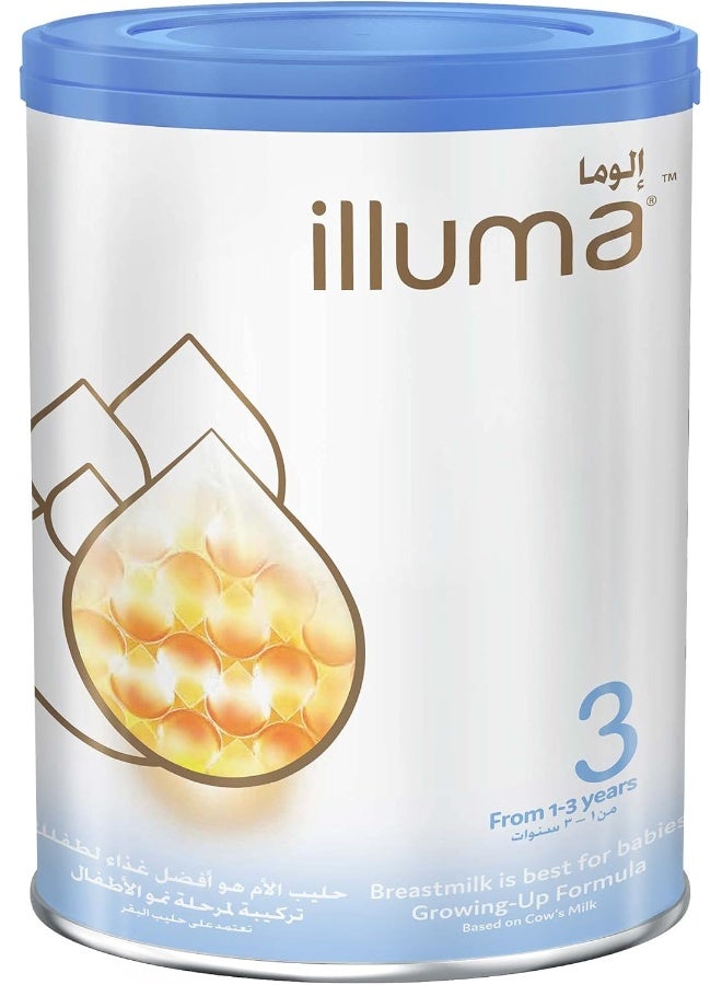 Illuma Illuma Wyeth Nutrition Illuma Stage 3, 1-3 Years, 800G, White - Image 2