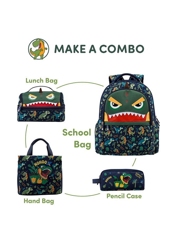 Nohoo Kids Insulated Lunch Bag Dino - Green - Image 2