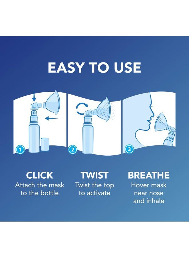 Vicks إعادة تعبئة فابو ميست الملحي، رذاذ ملحي لطيف مع بخار فكس المهدئ، غير طبي، 1.7 أونصة - Image 2