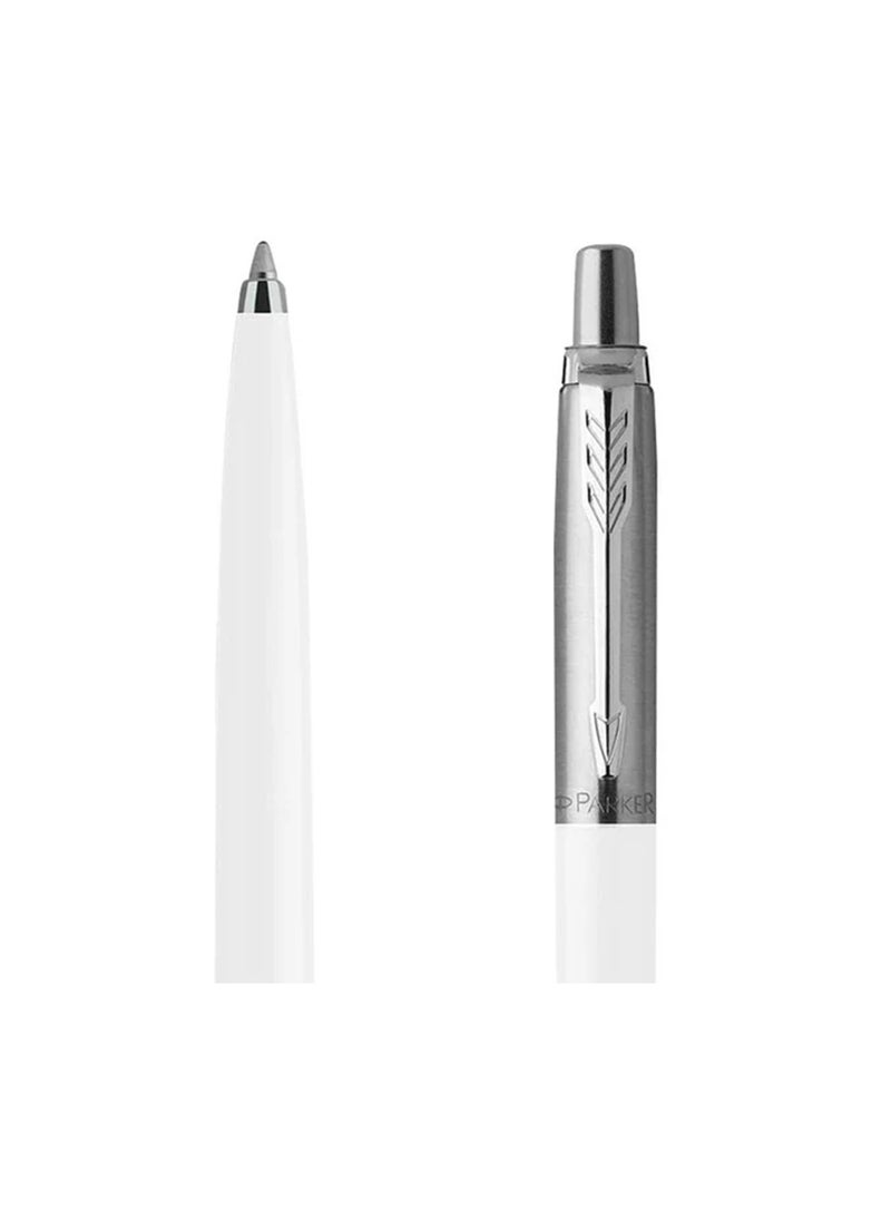PARKER 1-Piece Jotter Original Blue Ink Ballpoint Pen White Barrel  - Image 2