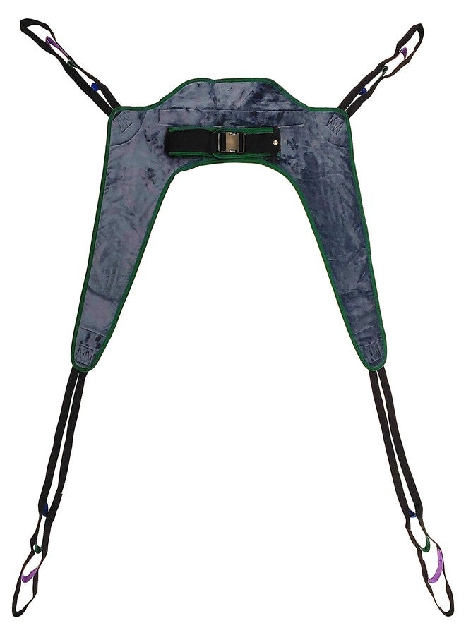 Tuffcare Universal Toileting Sling with Waist Belt (Medium) fits Tuffcare, Hoyer, Invacare, McKesson, Drive, Lumex, Medline, Joerns and Other Patient Lifts Solid Fabric Polyester Patient Lift Sling - Image 1