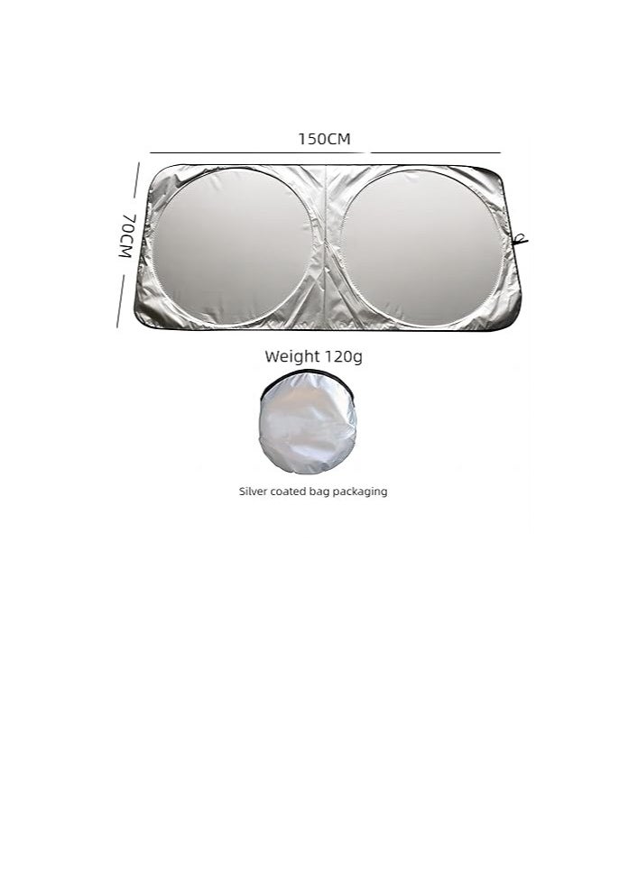 Cool Baby COOLBABY Car Windshield SunShade UV Protection Foldable Universal Sun Shade Visor for Front Windshiled  - Image 4