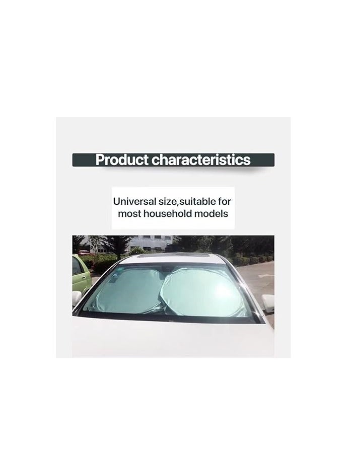 Cool Baby COOLBABY Car Windshield SunShade UV Protection Foldable Universal Sun Shade Visor for Front Windshiled  - Image 5