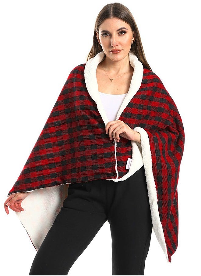 snooze Caro Wearable Blanket, Dark Red  - Image 1