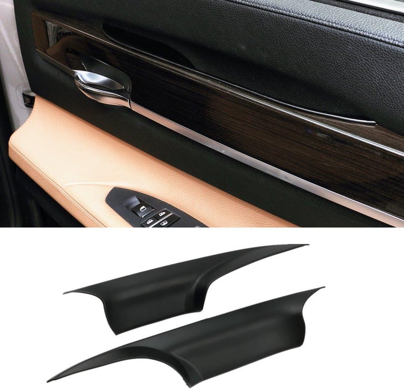 Jaronx Compatible with BMW 7 Series Door Pull Handle Covers,Left Front and Right Front F01/F02 Door Handle Cover 7 Series Door Panel Trim (Compatible with BMW 730 740 750 760 F01/F02 2008-2014) | Left Front and Right Front F01/F02 Door Handle Cover (Compatible with BMW 730 740 750 760 F01/F02 2008-2014) - Image 1