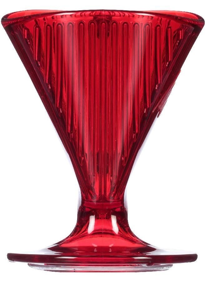 Melitta - Melitta Signature Series 1 Cup Pour-Over Coffee Brewer, Tritan Red - Image 1