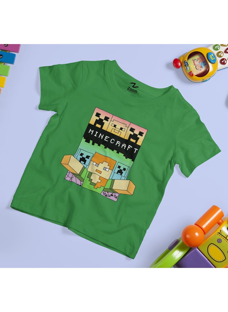 ZOOM تي شيرت أطفال ماين كرافت