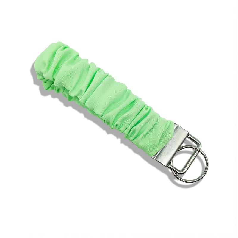 Upgraded Heavy Duty Scrunchie Keychain Reinforced Elastic No Fray Long Lasting - Image 1