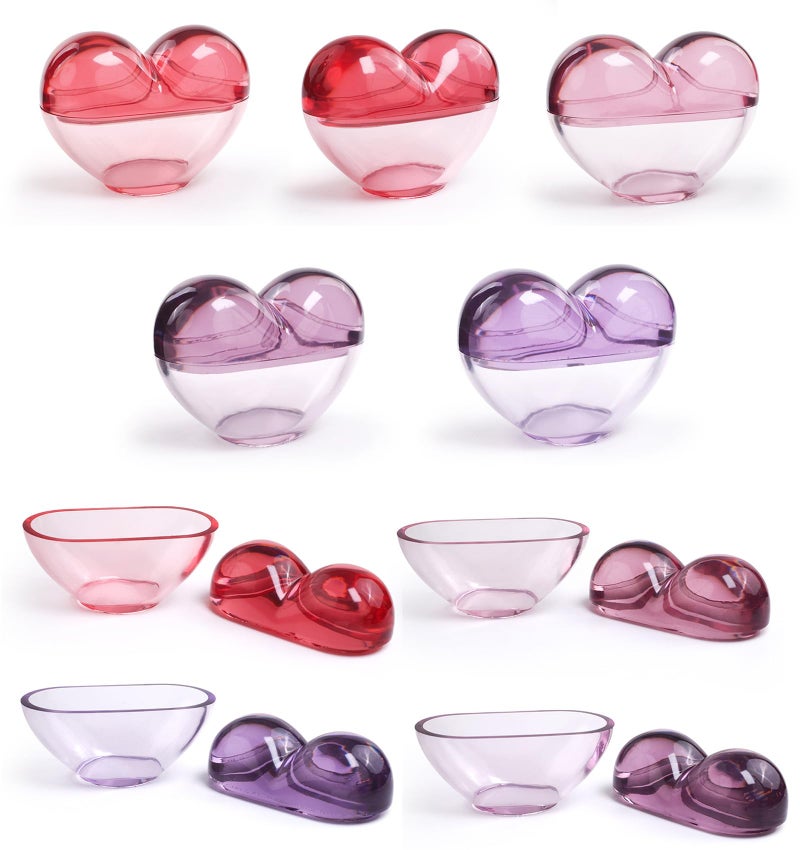 Wehous 3D Heart Shape Box Resin Mold, Valentine's Day Container Storage Silicone Molds for Epoxy Resin, Unique Love Candle Holder Jewelry Trinket Box Jar Molds for DIY Art Craft Valentine Home Decor - Image 2