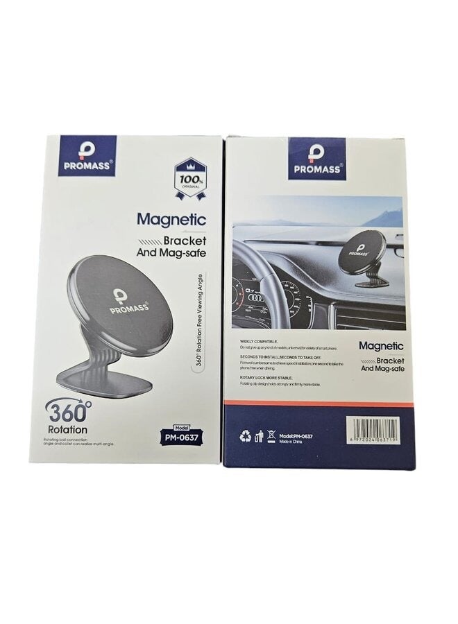 Promass Magnetic Bracket and 360 rotation Mag-safe Mobile mount black - Image 2