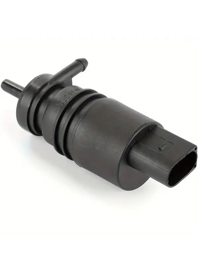 Universal Black Windshield Washer Pump With Grommet Replacement For Most Vehicles - Image 2