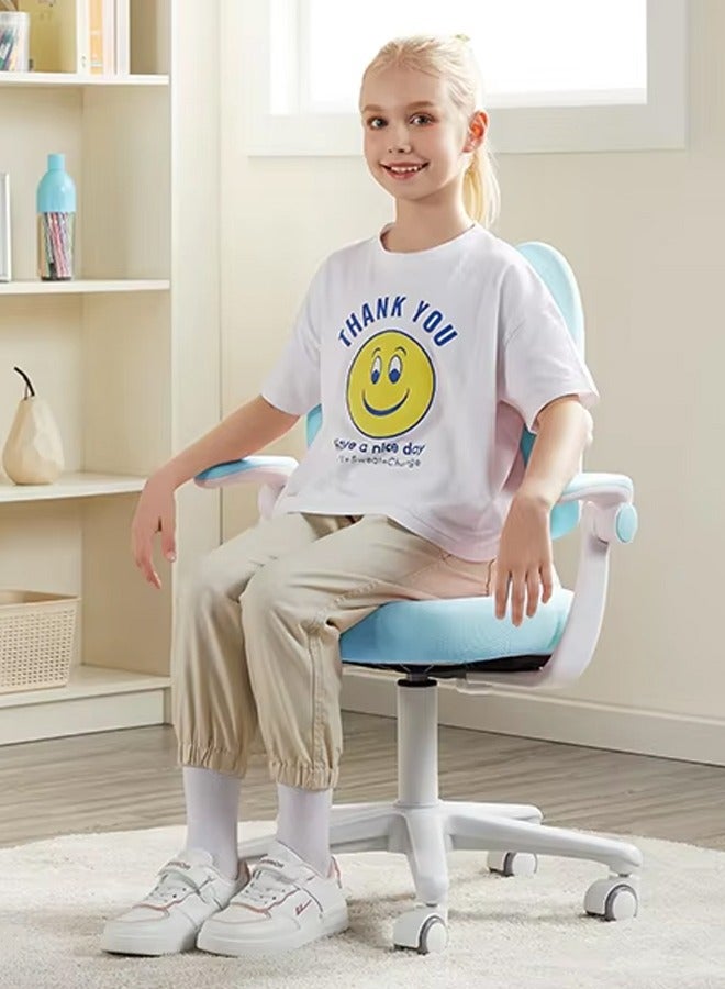 Generic Kids Desk Chair Height Adjustable Chair Ergonomic Chair Kids Office Chair Kids Computer Chair Breathable mesh and high Rebound Sponge Material for Families Schools and Offices  - Image 3