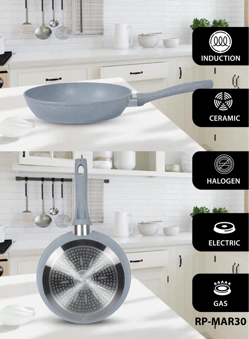 الأمير الملكي مقلاة فاخرة رويال برينس 30 سم – غير لاصقة صحية، خالية من PFOA، متوافقة مع جميع أنواع المواقد - Image 4