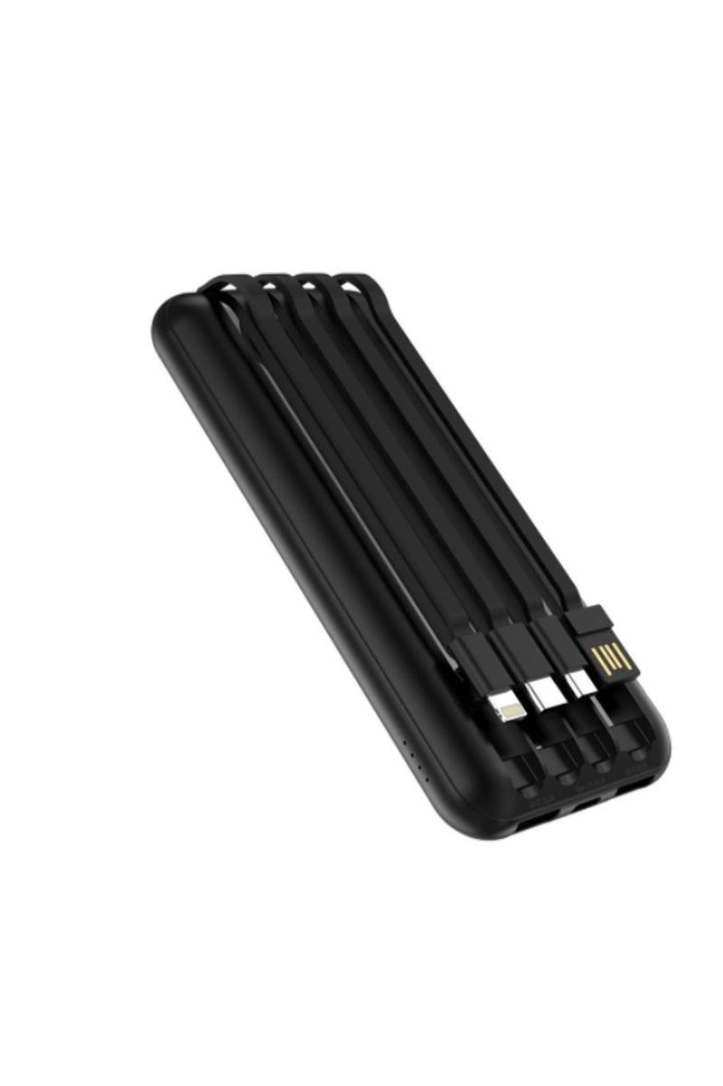 Devia Kintone series Power Bank with 4 cables 10000mAh - Image 1