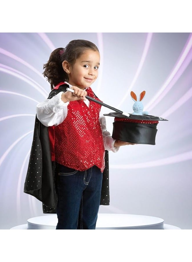 عام **مجموعة زي الساحر للتمثيل (6 قطع)، تتضمن قبعة سحر، عباءة وعصا، زي ساحر للأطفال، زي كرنفال للتمثيل، هدية مميزة لحفلات أعياد الميلاد للفتيان والفتيات.** - Image 2