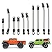 MEUS RACING SCX24 Links Titanium High Clearance Chassis Links Steering Links Set for Axial SCX24 Gladiator AXI00005 124 RC CrawlerTitanium Alloy - Image 2
