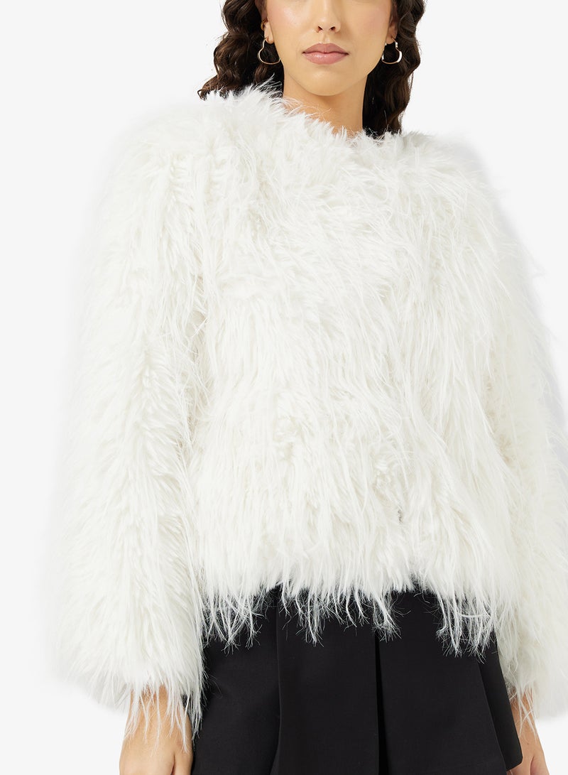 Ginger Faux Fur Jacket - Image 3