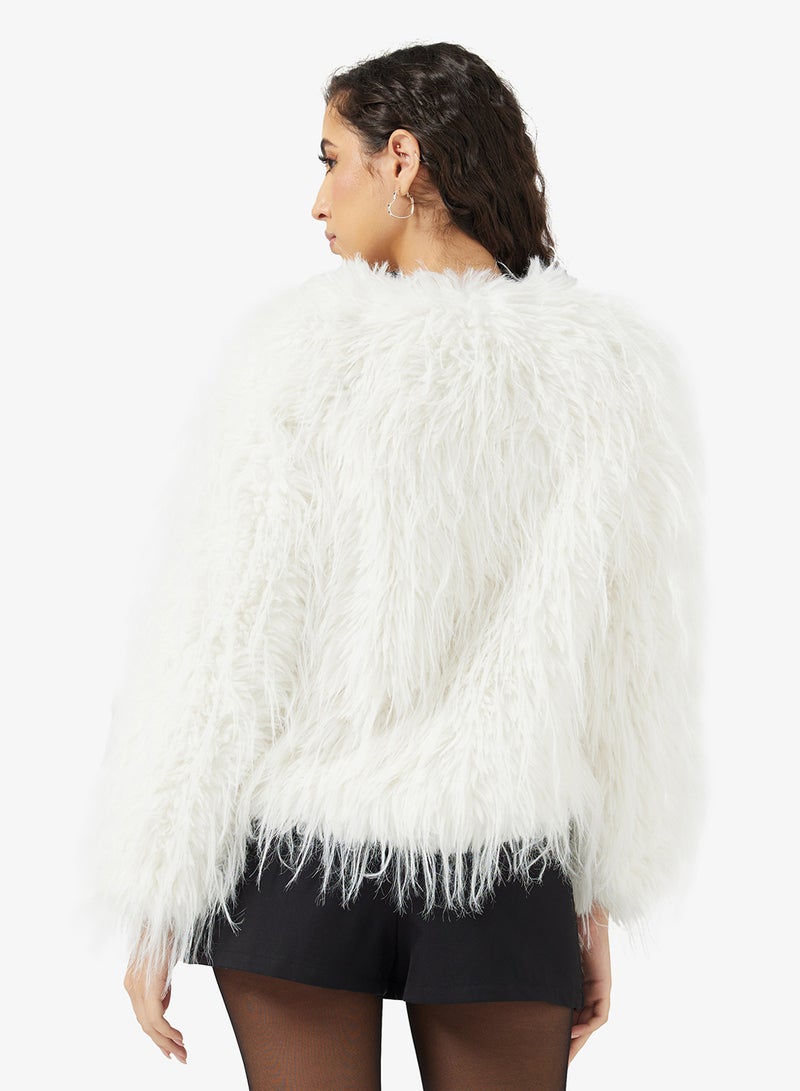 Ginger Faux Fur Jacket - Image 2