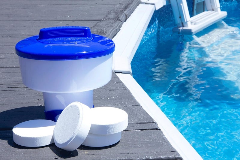 Swimline HYDROTOOLS by SWIMLINE Large Capacity Pool & Spa Chemical Dispenser - Adjustable Flow for Chlorine & Bromine Tablets - Image 2