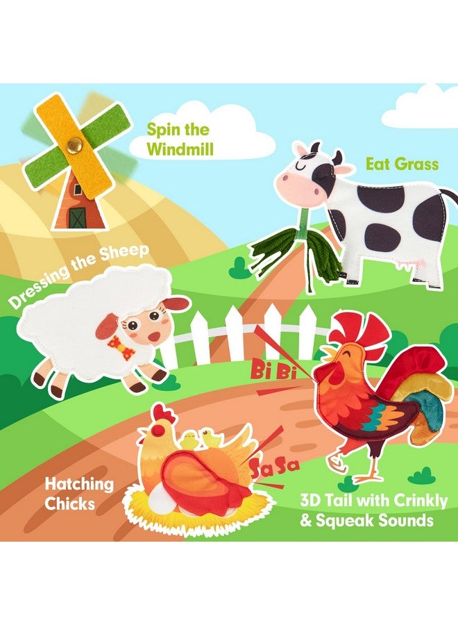 هاهالاند كتاب مشغول للأطفال الصغار من عمر 1 إلى 3 سنوات - لوحة مشغولة من ألعاب مونتيسوري للأطفال من عمر 1 إلى 2 إلى 3 سنوات - هدية عيد ميلاد - كتاب أنشطة هادئ 20 في 1 - هدايا عيد الميلاد للأطفال الصغار - Image 5