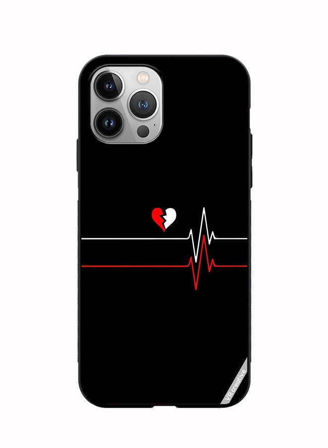 VR CREATIVE Protective Case Cover For Apple iPhone 11 Pro Heartbeat Design Multicolour - Image 1