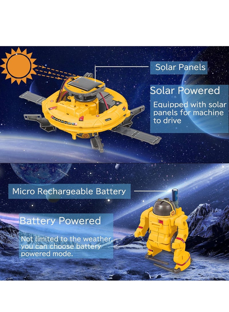 Ignite Your Child's Imagination with the Latest 6-in-1 Space Themed Solar Robot Kit - STEM Projects for Kids Ages 8-12  - Image 1