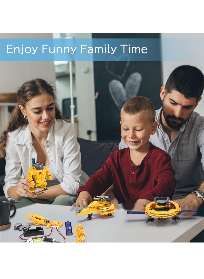 Ignite Your Child's Imagination with the Latest 6-in-1 Space Themed Solar Robot Kit - STEM Projects for Kids Ages 8-12  - Image 2