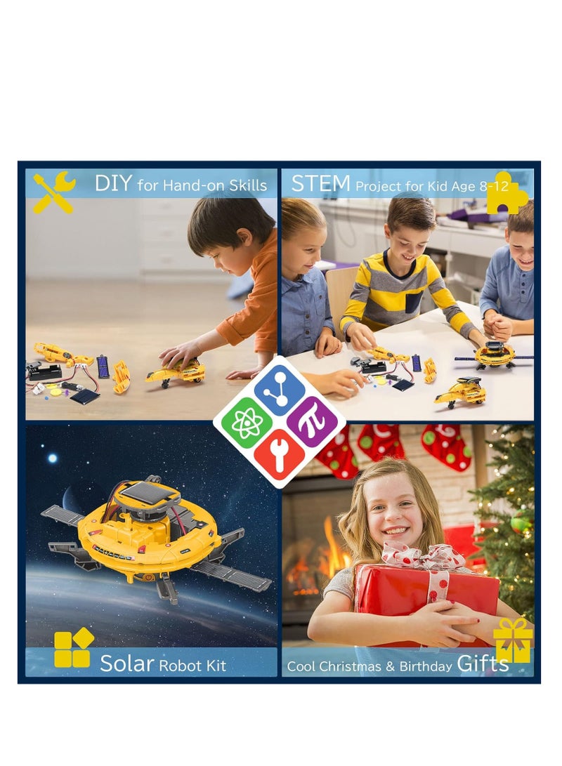 Ignite Your Child's Imagination with the Latest 6-in-1 Space Themed Solar Robot Kit - STEM Projects for Kids Ages 8-12  - Image 3