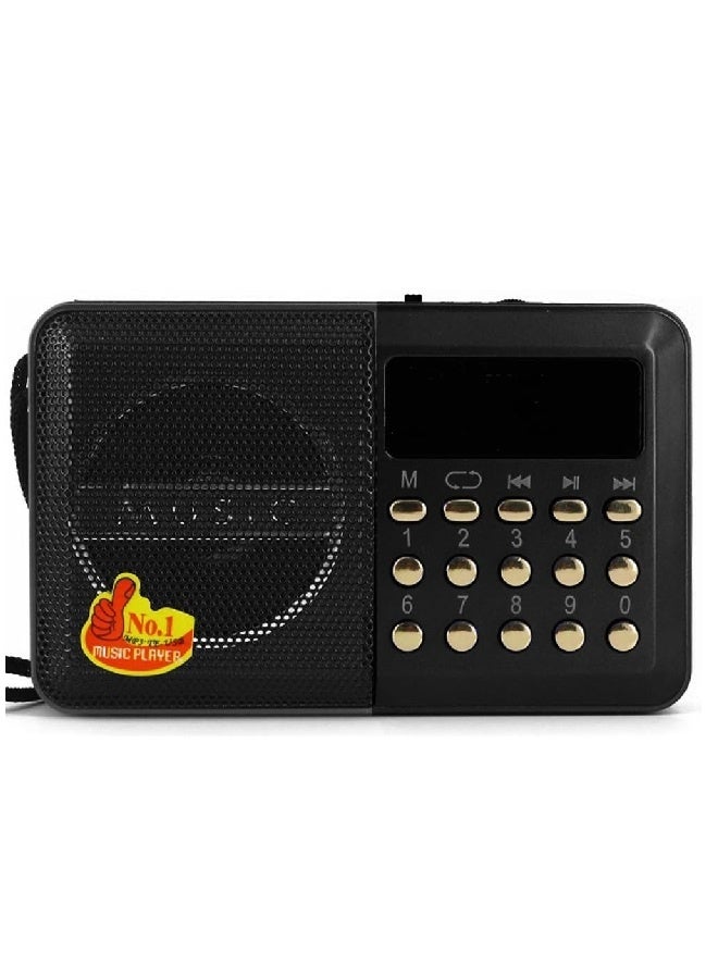 Joc Radio High With Tf And Usb Slots - Black - Image 1