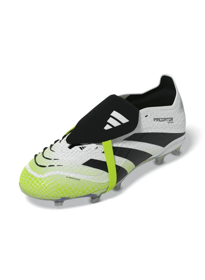 Adidas Predator Elite Ft Fg J U White Football/Soccer Shoes For Kids