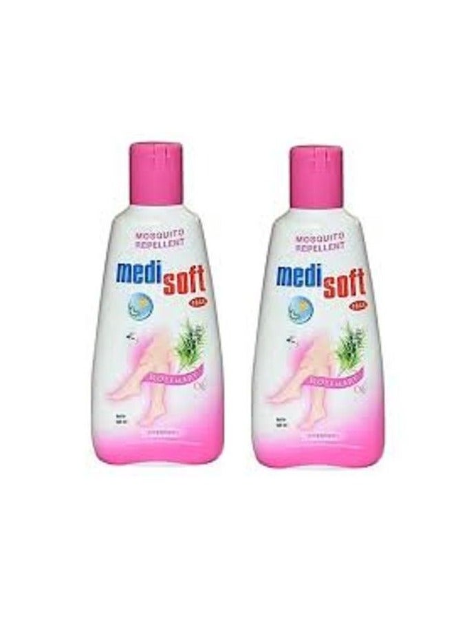 ميدي سوفت طارد البعوض برائحة إكليل الجبل - 2 × 100 مل - Image 1