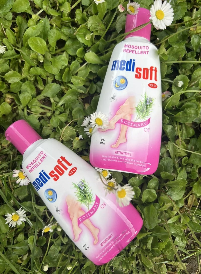 ميدي سوفت طارد البعوض برائحة إكليل الجبل - 2 × 100 مل - Image 2