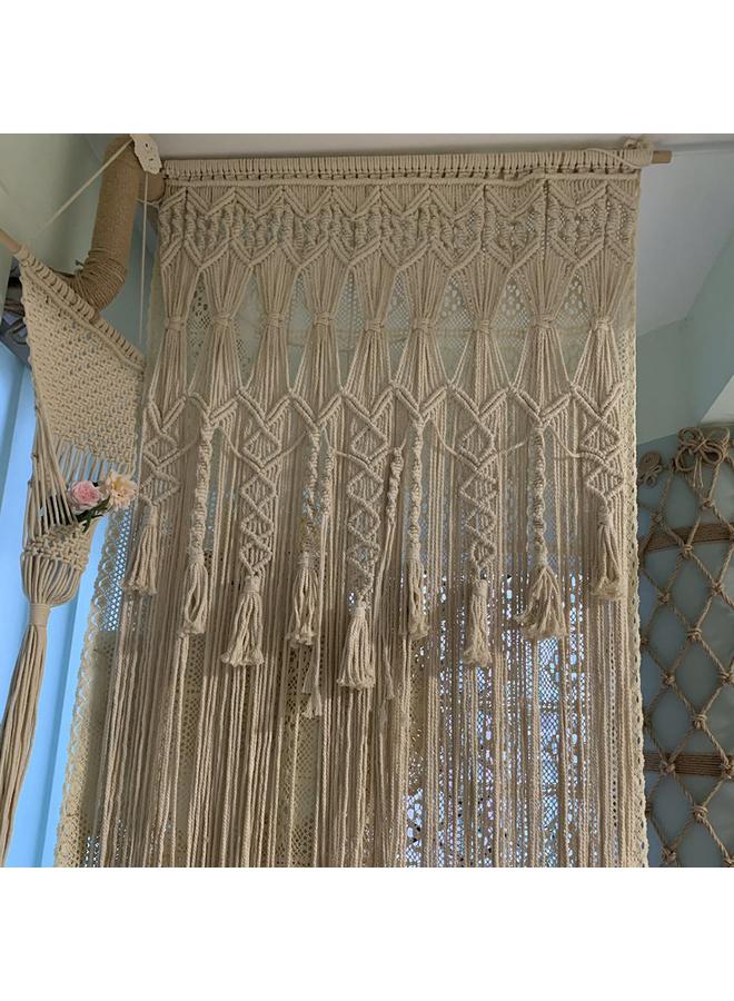 Bluejw Factory Handmade Cotton Rope Woven Tapestry Door Curtain Fabric Home Decoration Curtain Variety Of Nordic Bohemian Style  - Image 5