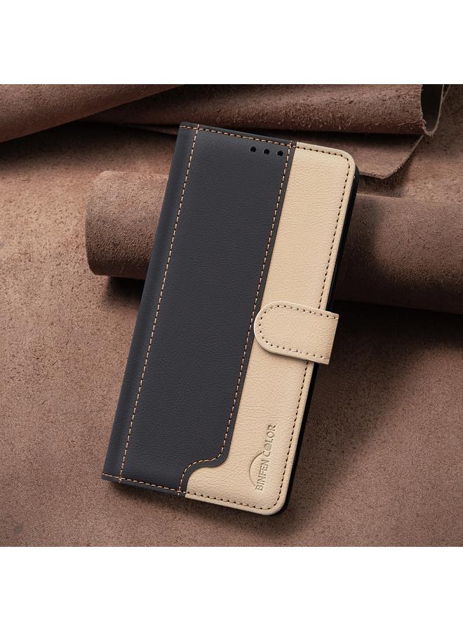 S-TOP Case For Realme 12 Pro 5G / 12 Pro+ 5G Global Color Matching RFID Anti-theft Leather Phone Case - Image 2