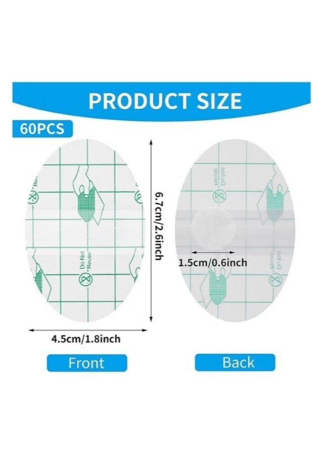 HS Ear Covers For Shower, 60 Pieces Waterproof Ear Stickers Ear Covers For Swimming Shower Ear Protectors with Waterproof Cotton Ear Plugs For Shower Surfing Snorkeling And Other Water Sports - Image 2