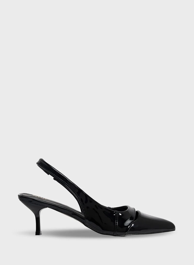 ELLA Sling Back Heeled Pump