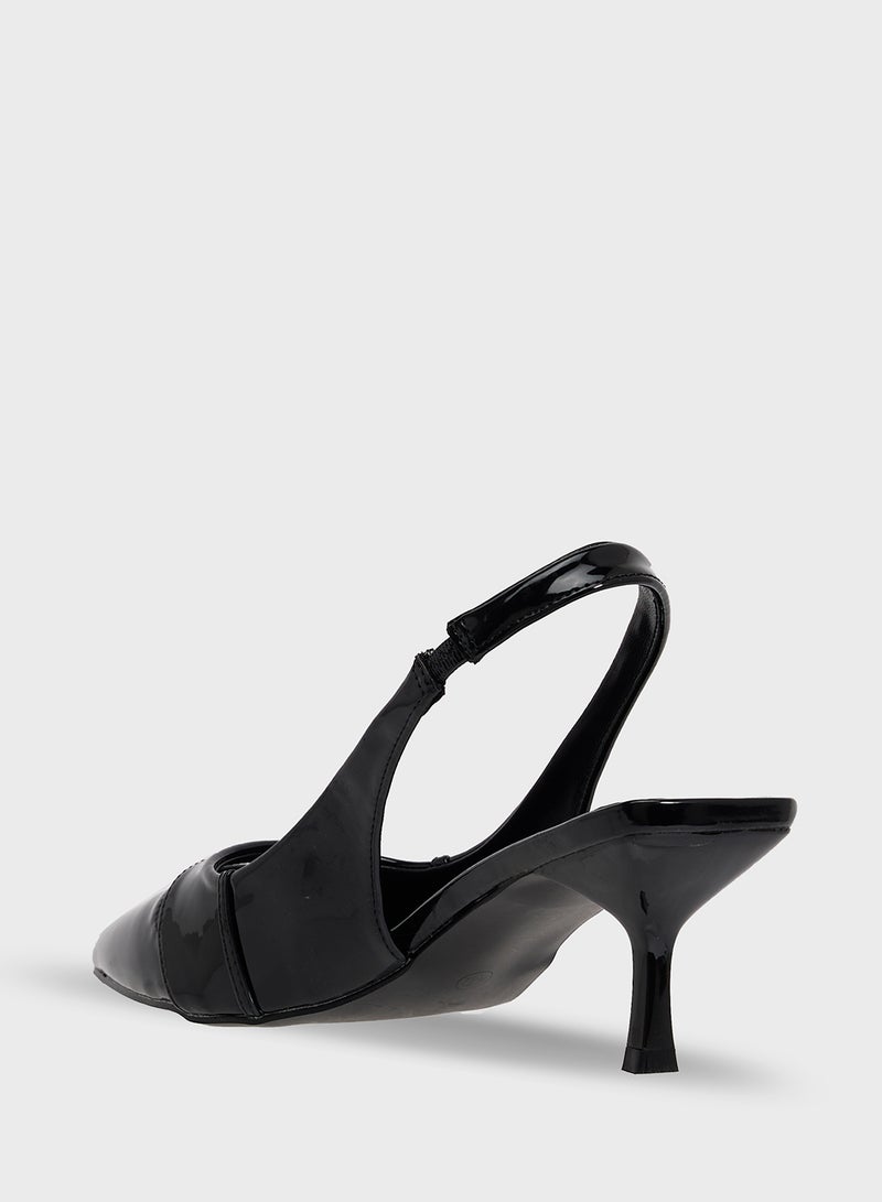 ELLA Sling Back Heeled Pump  - Image 3