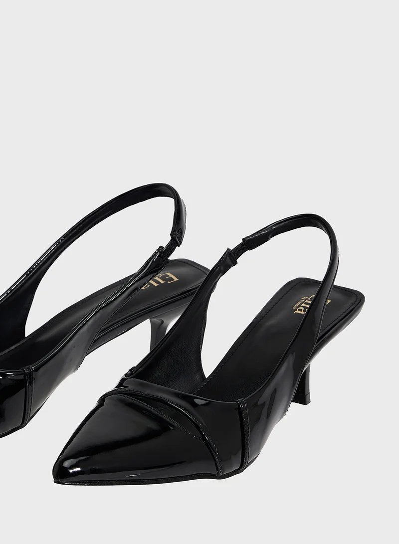 ELLA Sling Back Heeled Pump