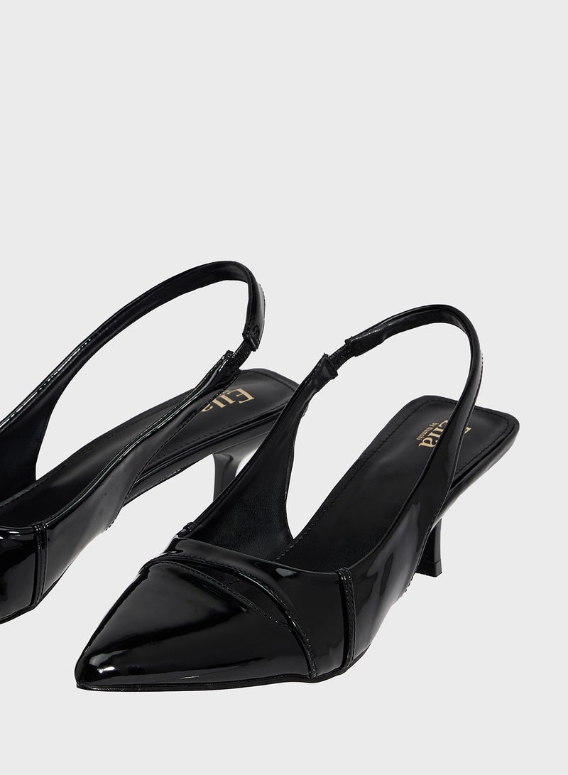 ELLA Sling Back Heeled Pump  - Image 4