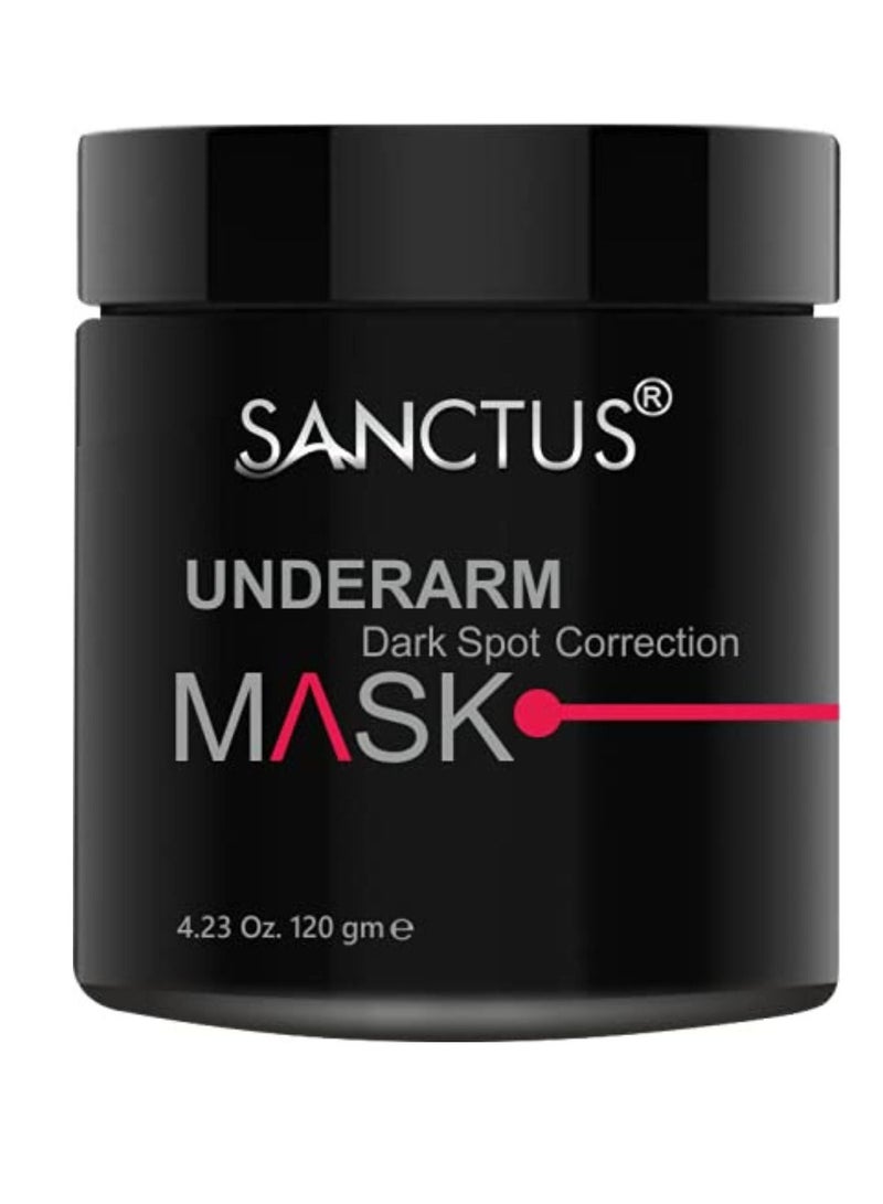 سانكتوس Sanctus 120gm الإبط قناع تصحيح البقع الداكنة تفتيح وتفتيح مع إكليل الجبل عرق السوس ومستخلص زيت النعناع - Image 1